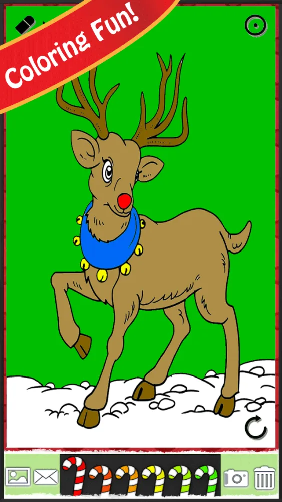 Capturas de pantalla de Christmas Coloring Book FREE: Snowy Xmas, Snowflakes, & Santa Claus Edition