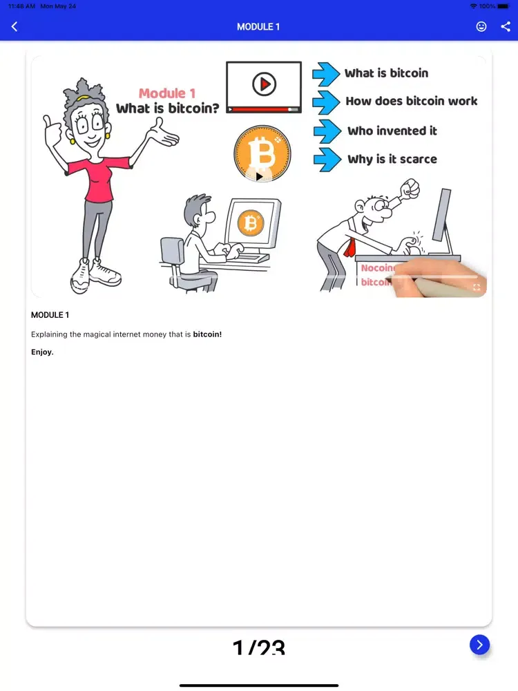 Скриншоты The Bitcoin App iPad 