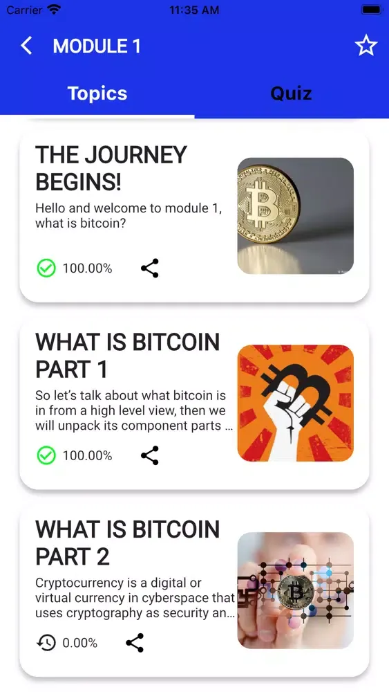 Скриншоты The Bitcoin App