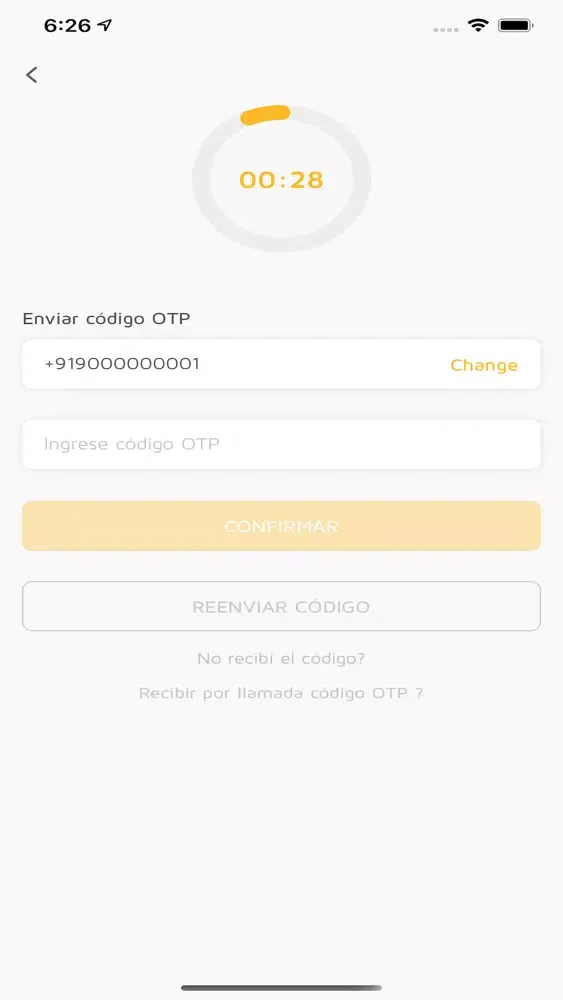 Ảnh chụp màn hình của TIC Móvil