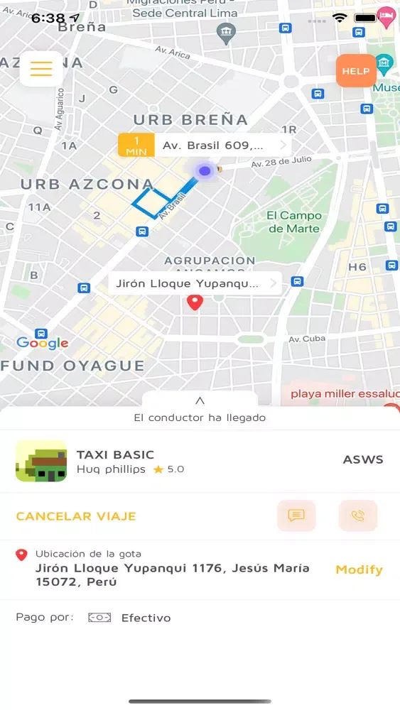 Ảnh chụp màn hình của TIC Móvil