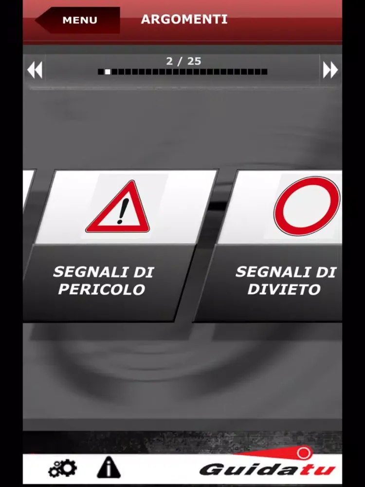 Скриншоты Quiz Patente e Manuale iPad 