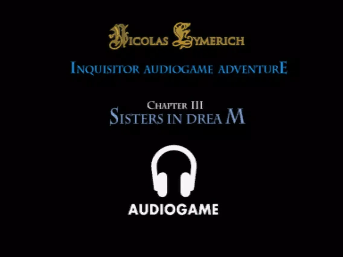 The Inquisitor 3 Audiogame Adv. - Sisters in Dream iPad  স্ক্রিনশট
