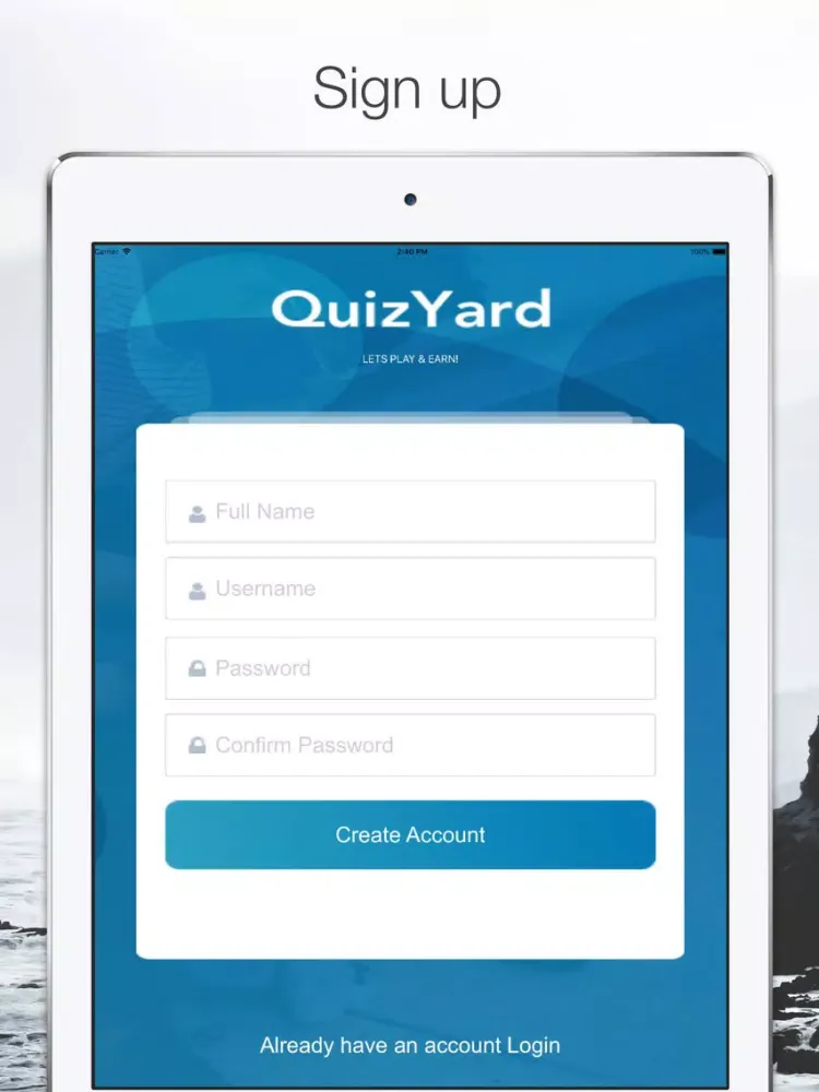 QuizYard iPad 应用截图