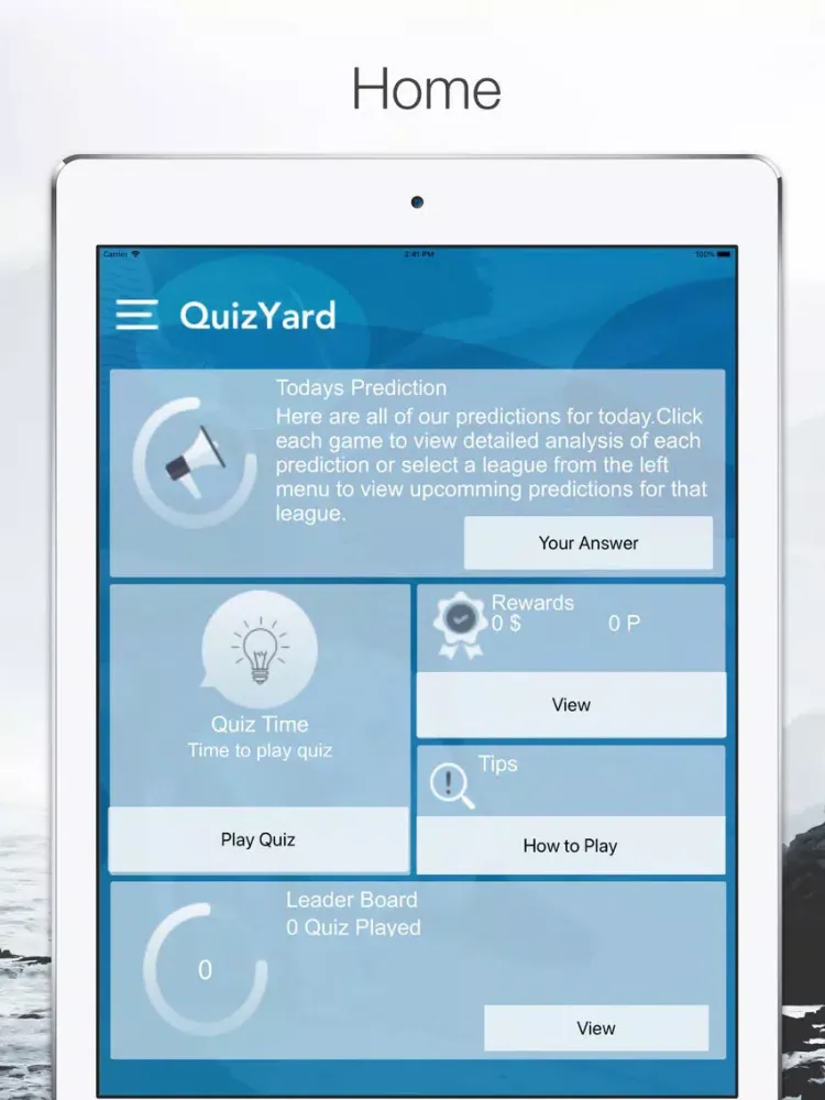 QuizYard iPad 应用截图