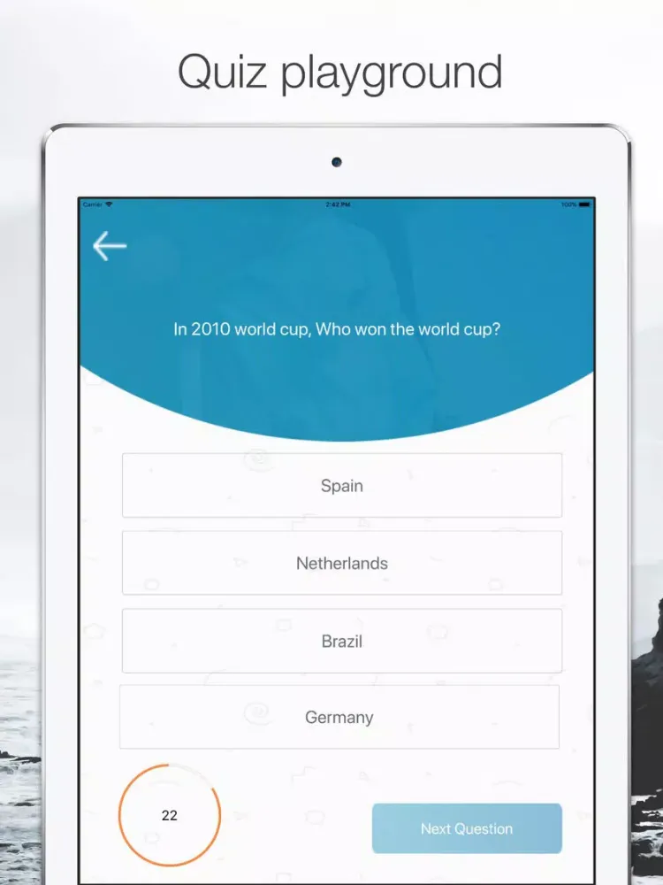 QuizYard iPad 应用截图
