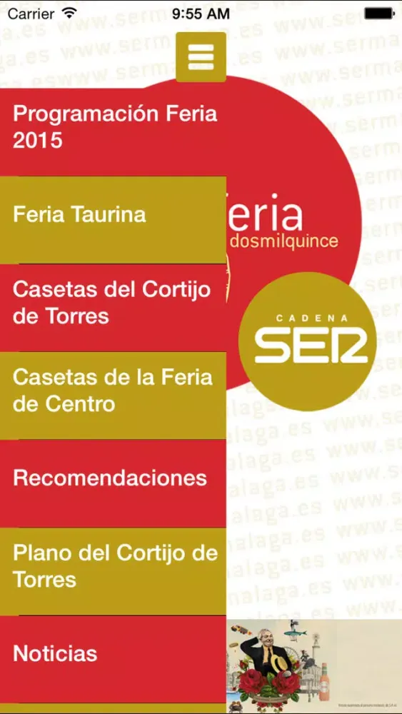 Screenshot di Feria Málaga 2015 Cadena SER