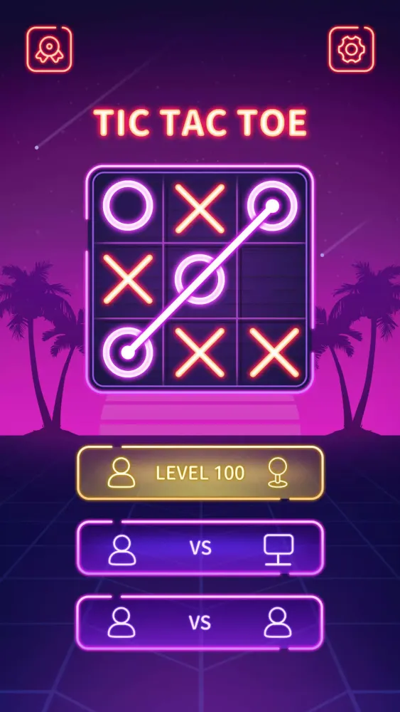 Capturas de tela do Tic Tac Toe