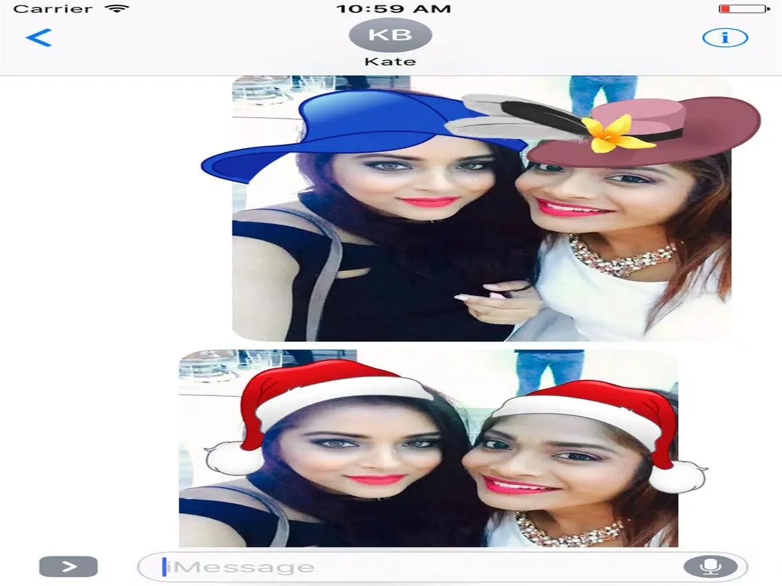 Capturas de pantalla de Cool Hat Stickers for iMessage iPad 