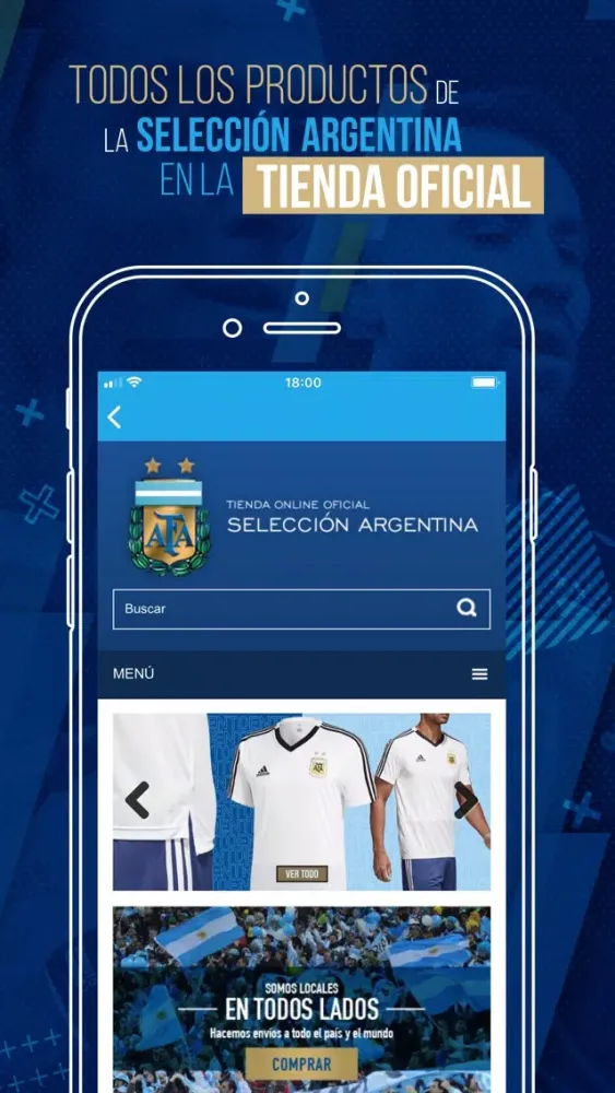 Ảnh chụp màn hình của AFA Selección