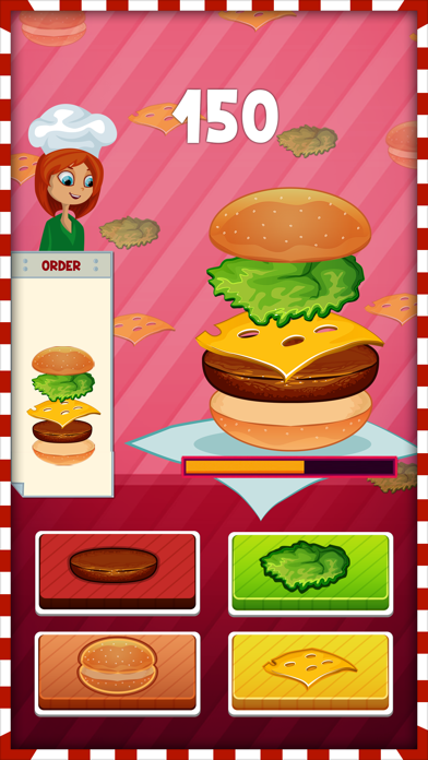 Tangkapan skrin Christmas Burger Maker - Cooking Game for kids