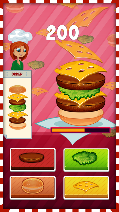 Tangkapan skrin Christmas Burger Maker - Cooking Game for kids