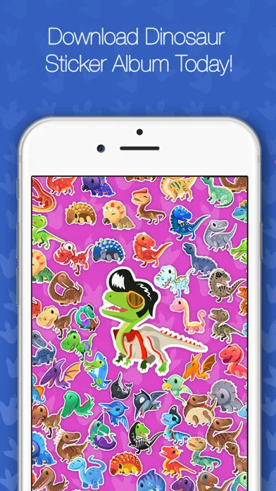 Dino Album Stickers Factory Game Screenshots