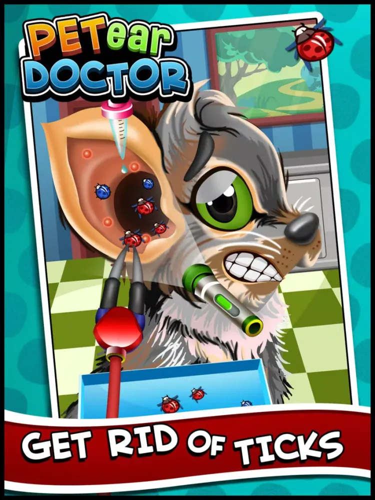 Baby Pet Ear Doctor - Virtual Animal Ear Care & Surgery Games for Kids iPad Screenshots