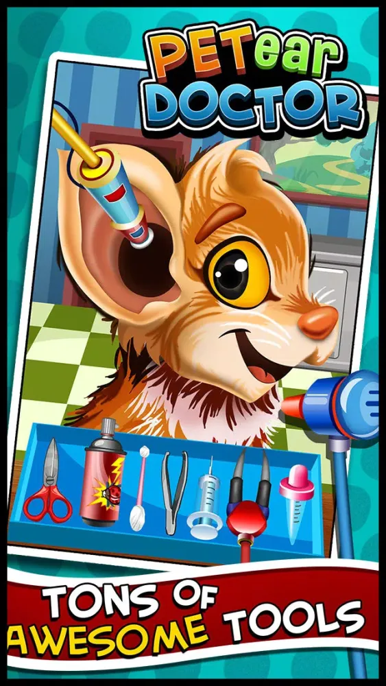 Baby Pet Ear Doctor - Virtual Animal Ear Care & Surgery Games for Kids Screenshots