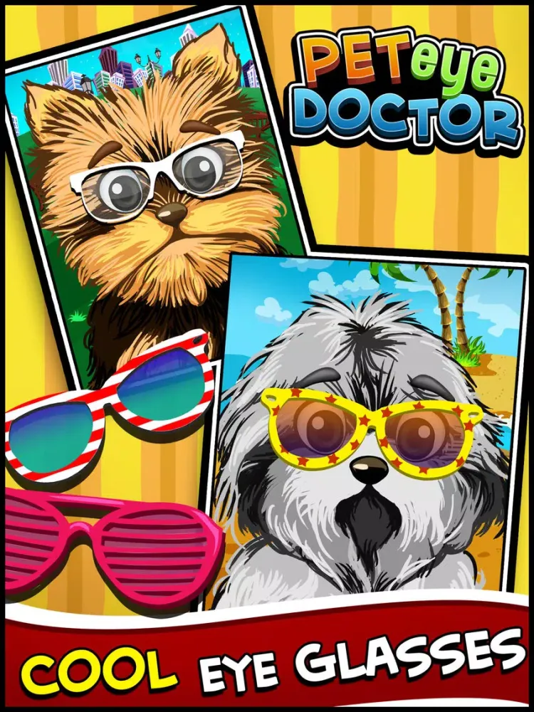تصاویر Crazy Pet's Eye Vet - Virtual Pet Eye Care Doctor's Office Games for Kids iPad 