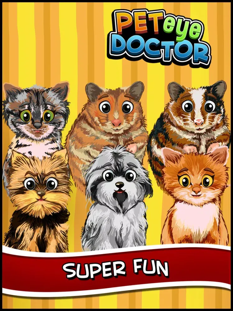 تصاویر Crazy Pet's Eye Vet - Virtual Pet Eye Care Doctor's Office Games for Kids iPad 