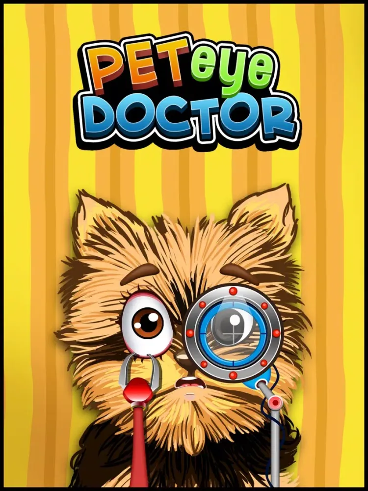 تصاویر Crazy Pet's Eye Vet - Virtual Pet Eye Care Doctor's Office Games for Kids iPad 