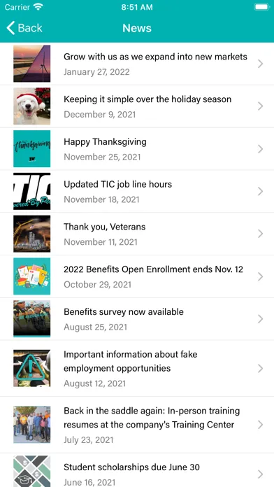 Capturas de pantalla de TIC Craft News and Information