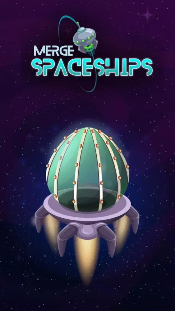 ภาพหน้าจอของ Merge Spaceships Galaxy Game