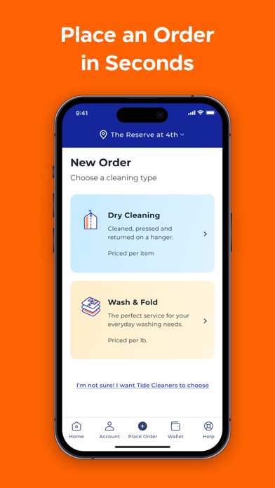 Ảnh chụp màn hình của Tide Cleaners | Dry Cleaning