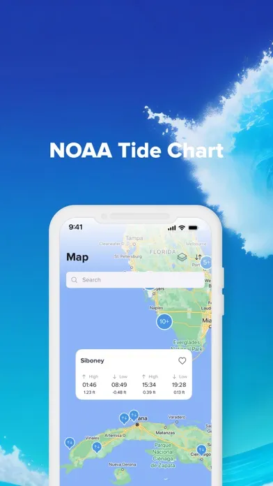 NOAA Tide Chart سکرین شاٹس