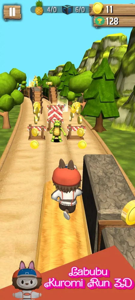 Capturas de tela do Labubu Kuromi Run