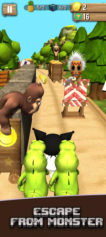 Capturas de tela do Labubu Kuromi Run