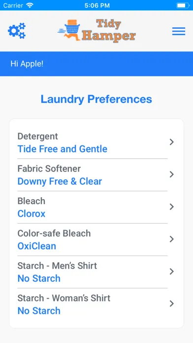 Tidy Hamper سکرین شاٹس