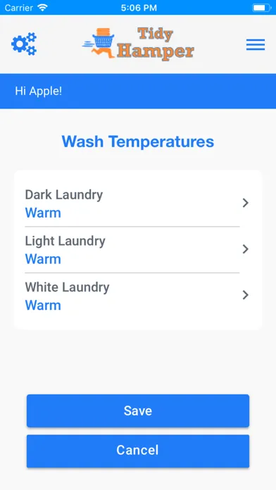 Tidy Hamper سکرین شاٹس