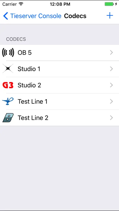 Zrzuty ekranu TieServer Console