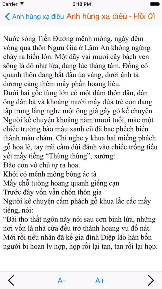 Tieu thuyet - Kiếm Hiệp Chọn Lọc سکرین شاٹس
