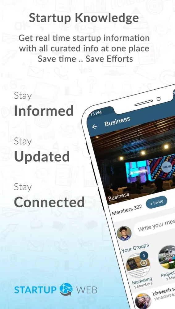 Скриншоты StartUp India Community Network - StartUp Web