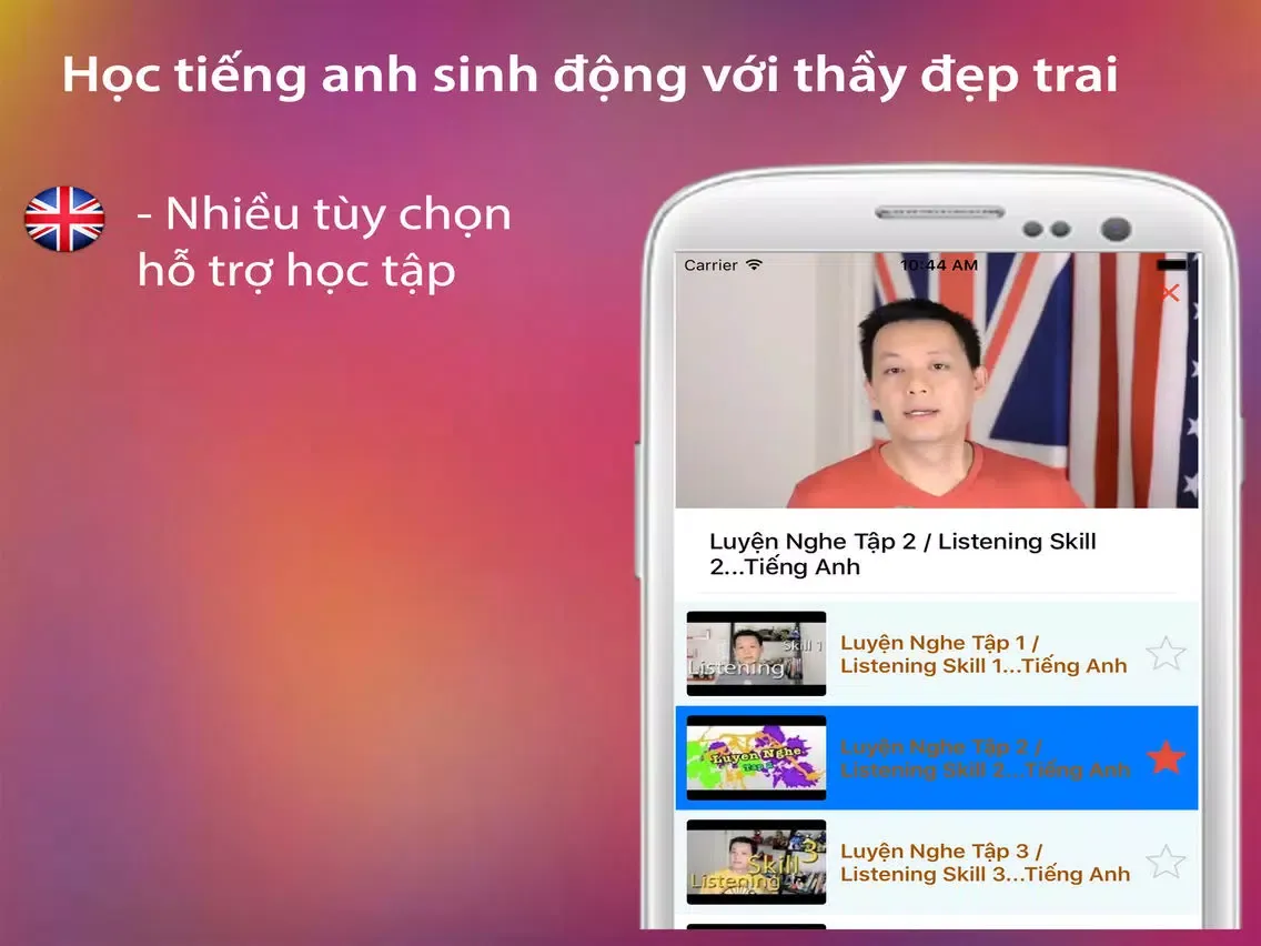 Hoc Tieng Anh Qua Video Voi Kenny N iPad 應用截圖