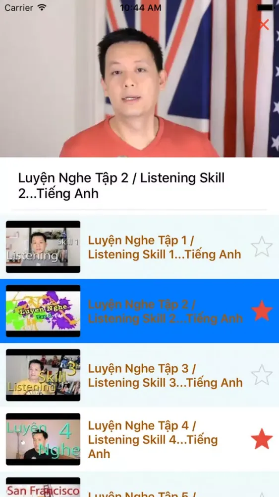 Hoc Tieng Anh Qua Video Voi Kenny N應用截圖