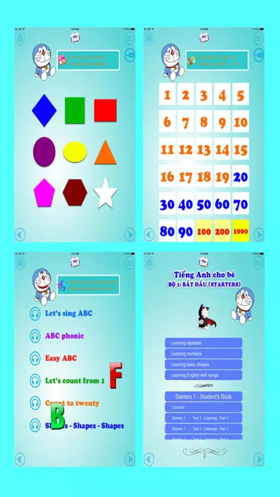 Capturas de pantalla de Tiếng Anh cho bé Bộ 1 - Bắt đầu (Starters)