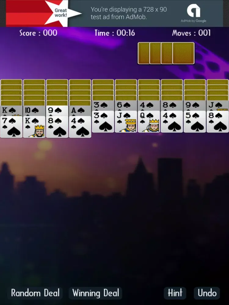 Spider Solitaire Magic iPad  Ekran Görüntüleri