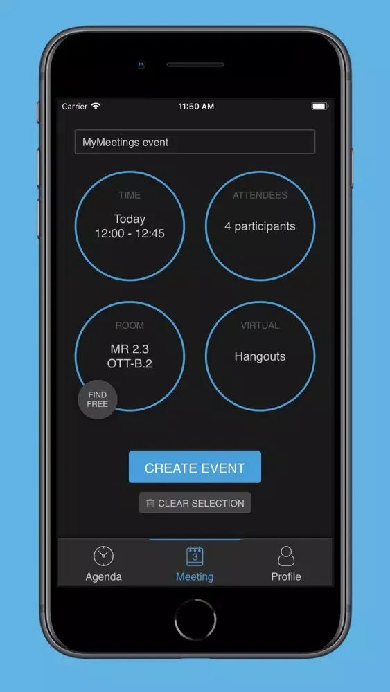 Screenshot di Tieto My Meetings