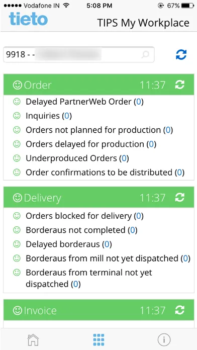 TIPS My Workplace Screenshots