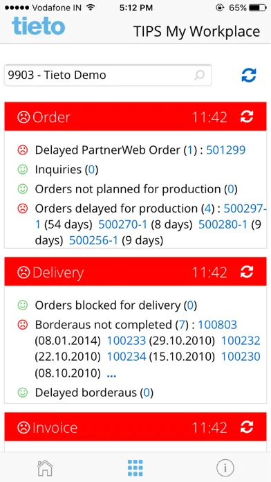 TIPS My Workplace Screenshots