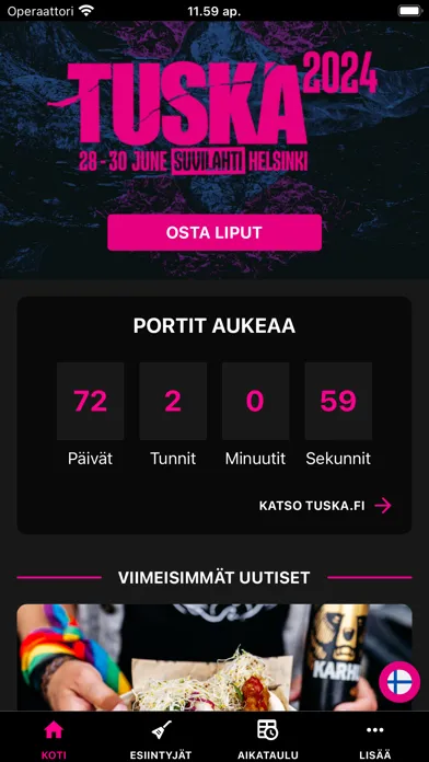 ภาพหน้าจอของ Tuska