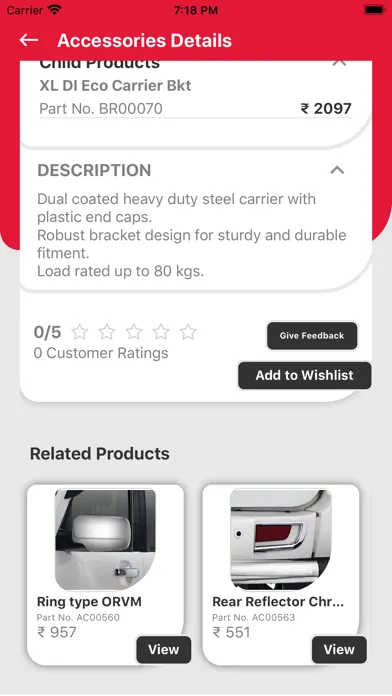 Mahindra Genuine Accessories Ekran Görüntüleri