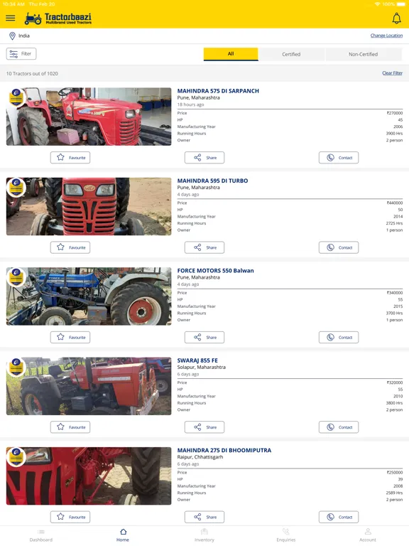 Zrzuty ekranu Tractorbaazi - Multibrand Used iPad 