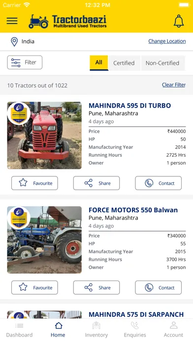 Zrzuty ekranu Tractorbaazi - Multibrand Used