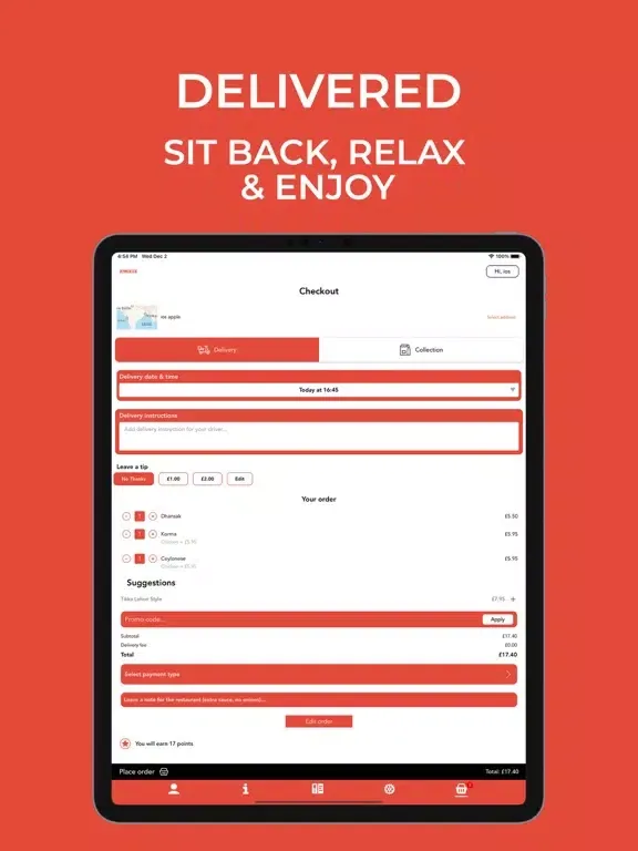 Capturas de tela do All in One Takeaway iPad 