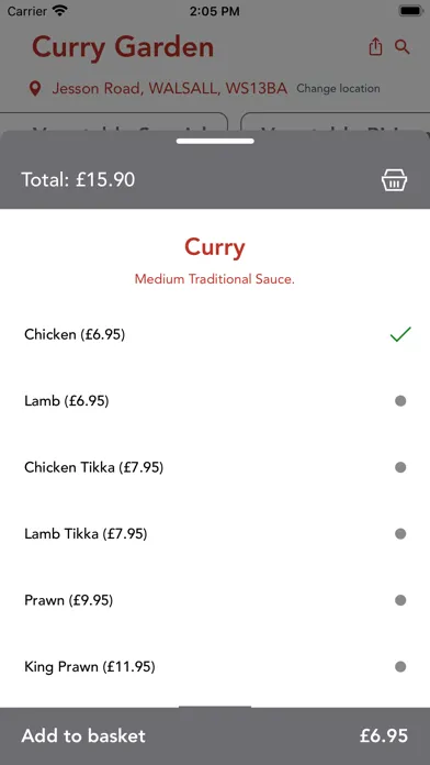 Curry Garden St Ives 스크린샷