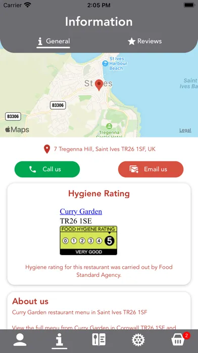 Curry Garden St Ives 스크린샷