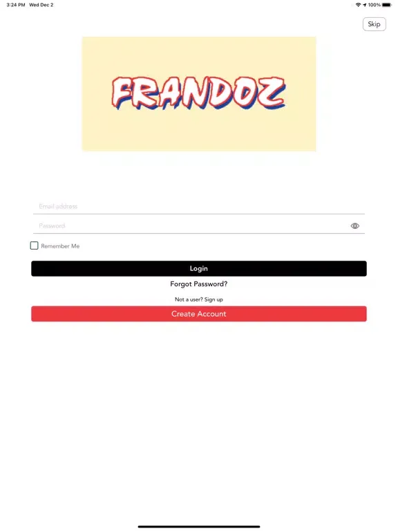 Ảnh chụp màn hình của Frandoz iPad 
