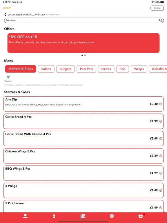 Ảnh chụp màn hình của Frandoz iPad 