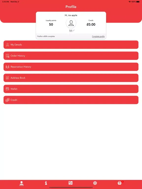 Ảnh chụp màn hình của Frandoz iPad 